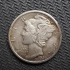 1920  **P**MERCURY   HEAD  SILVER DIME - FREE SHIPPING! C2491