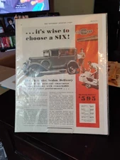 1929 CHEVROLET GENERAL MOTORS SPRING SHOW DELIVERY TRUCK BODY DETROIT AD 9.5x13