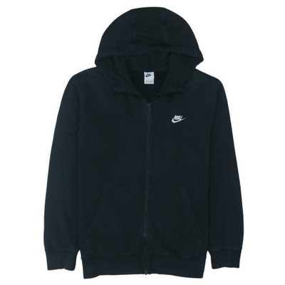 Hoodie Herren UK Größe L Nike schwarz Full Zip