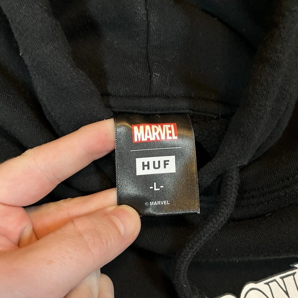 HUF x Marvel Wolverine "Weapon X" Adult Hoodie Size Large Comics Windsor-Smith - Image 4 of 4
