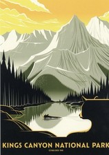 Kings Canyon National Park Postcard New