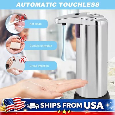 Touchless Automatic Soap Dispenser Adjustable, Infrared Sensor for Bath Kitchen