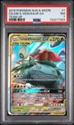 2019 POKEMON SUN & MOON TEAM UP #1 CELEBI & VENUSAUR GX PSA 7