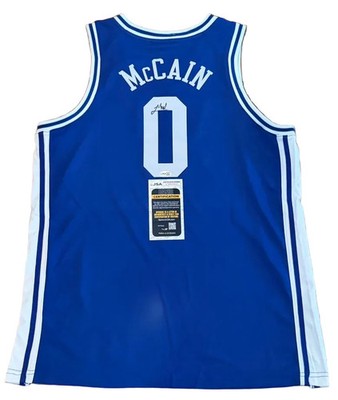 Jared McCain Signed Autographed Duke Blue Devils Jersey JSA COA