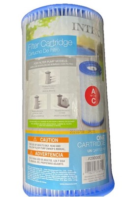 Intex Pool Filter Cartridge Type A or C for Easy Set Above Ground Pump 29000E
