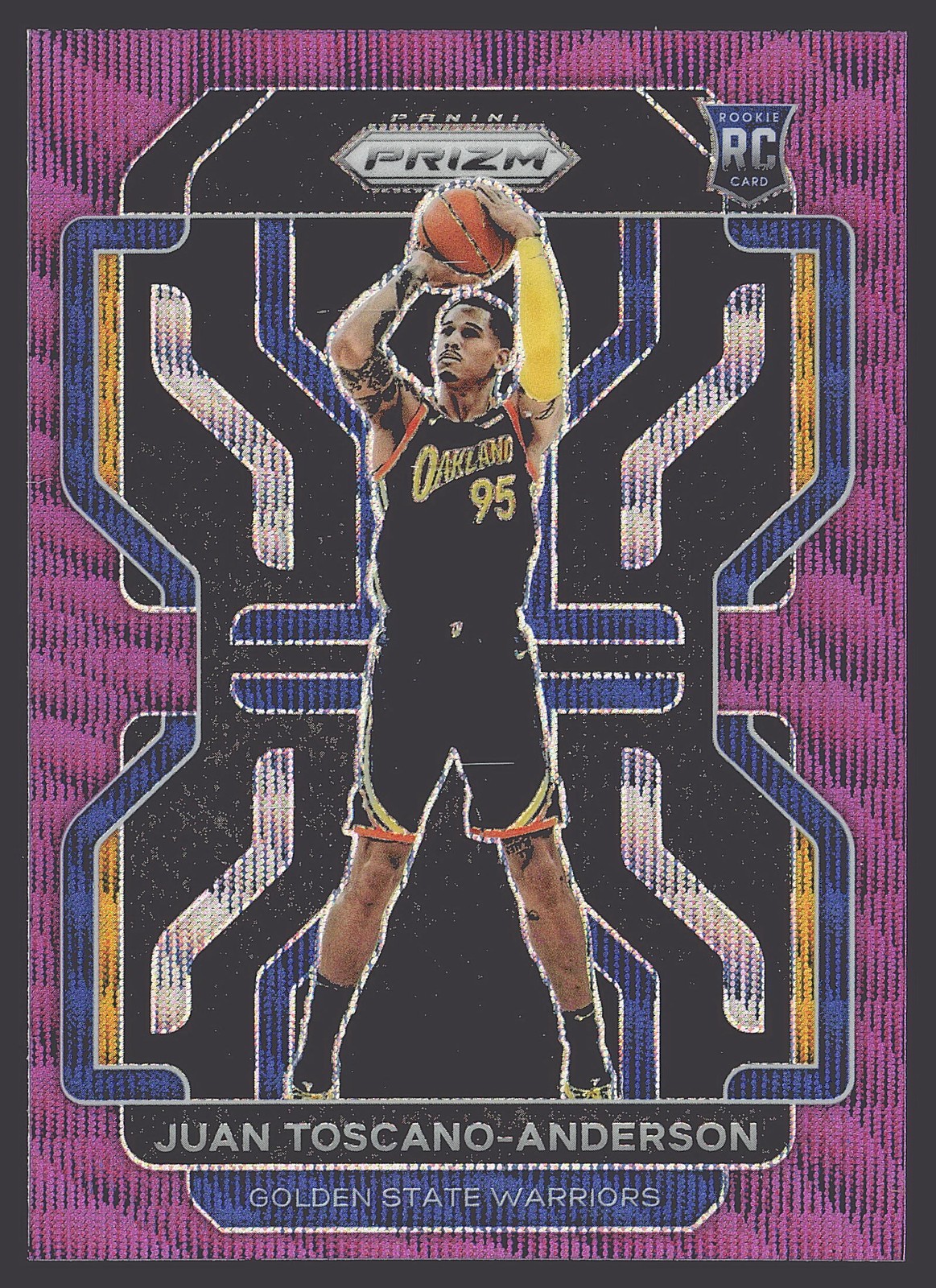 2021-22 Panini Prizm #295 Juan Toscano-Anderson Purple Wave RC