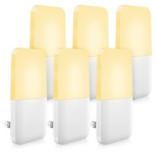 Plug in Night Light, Warm White LED Nightlights with Smart Dusk to Dawn Senso...