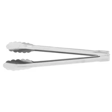 Stainless Steel Utility Tong 12 Inch Silver Kitchen Serving Tool Heavy Duty