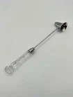 Waterford Crystal Candle Snuffer 11” Vintage Clear Cut Glass Handle Ireland