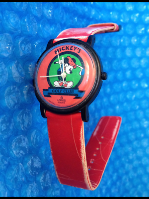 Lorus Quartz Mickey Mouse Red Plastic Wristwatch Lorus Minnie Mouse - Etsy main image 3