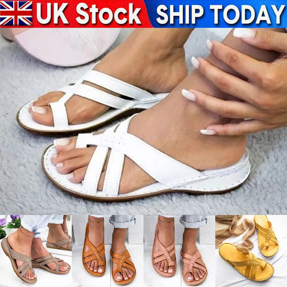 Ladies wide sandals uk sale