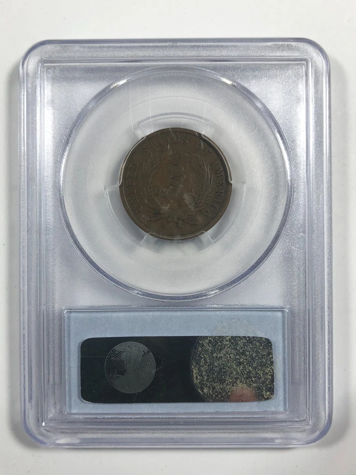 1864 Shield Two Cent. .02. PCGS VF 20. Small Motto.  - Image 4 of 4