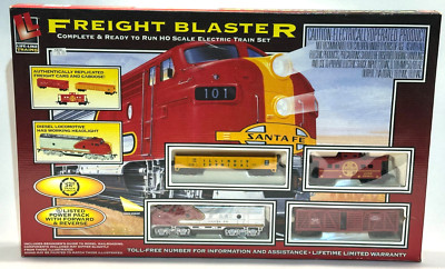 Life-Like Trains Freight Blaster Complete HO Scale Train Set New In the Box