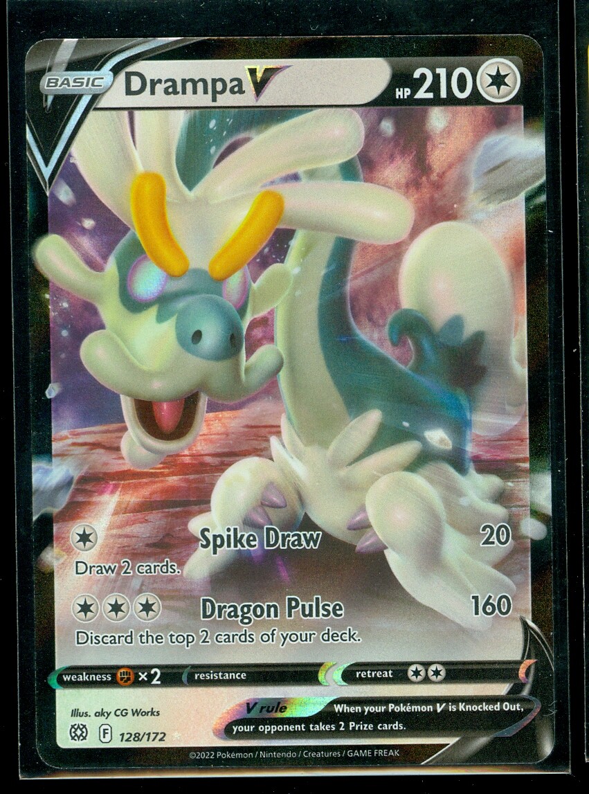 drampa v pokemon card value Pokemon 2021 Drampa Dragon Pokemon V Get Challenge Holo Promo Card #212/S-P