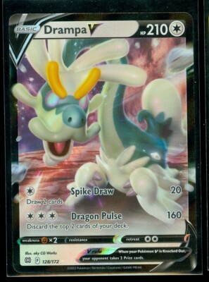 Pokemon DRAMPA V 128/172 - Brilliant Stars - ULTRA RARE HOLO - MINT | eBay Pokemon DRAMPA V 128/172 - Brilliant Stars - ULTRA RARE HOLO - MINT | eBay