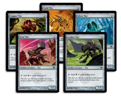 5 Myr Creature - Scars of Mirrodin - 1x of each - MP-NM - Sets - Magic MTG  FTG | eBay