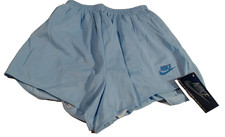 Vtg NIKE Gym Swim Shorts 80s USA Made NWT Lavender M- L Slim Polyester Satin