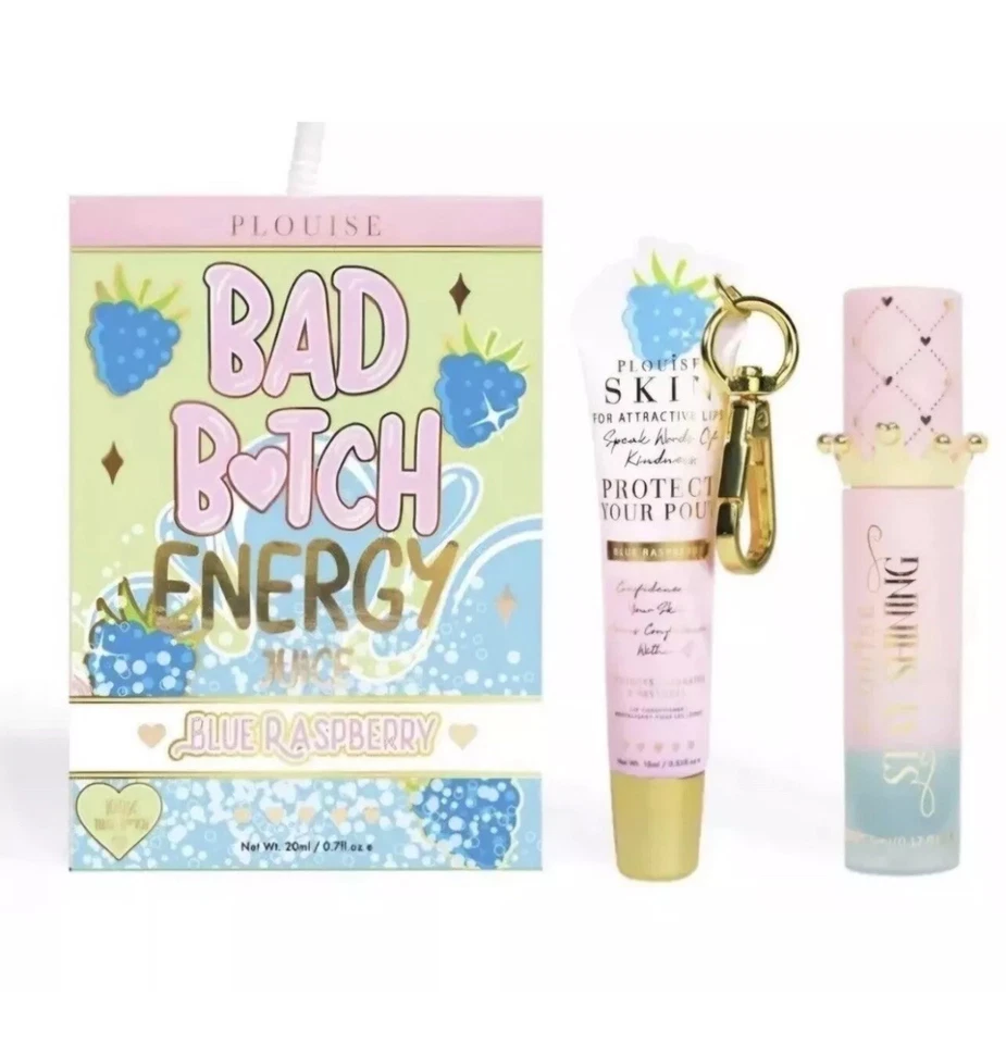 PLOUISE P Louise Bad Bitch Energy Lip Duo - BLUE RASPBERRY - Fast Dispatch