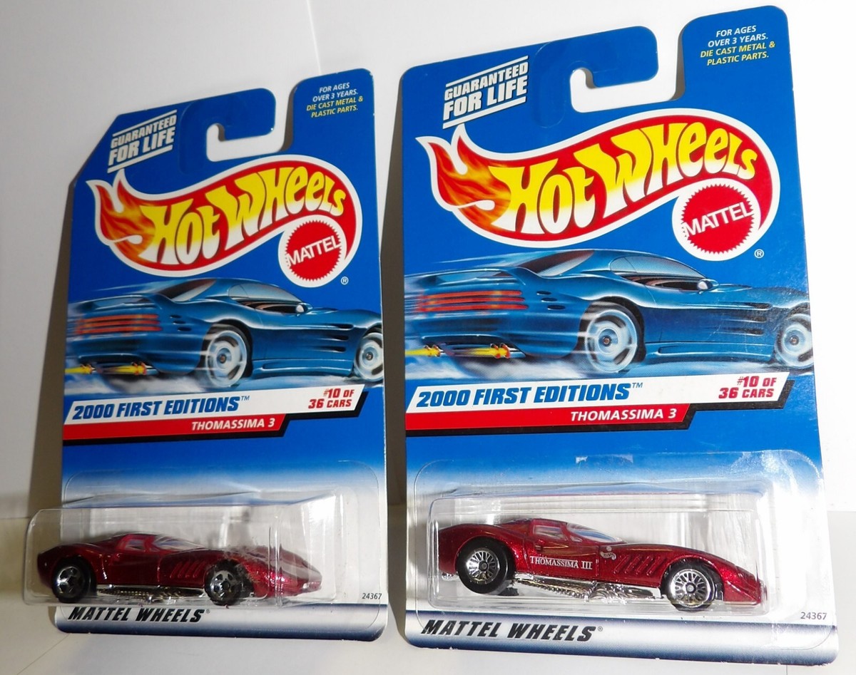 Hot Wheels 2000 #070 First Editions #10 THOMASSIMA 3 Red Ferrari