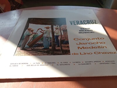 Conjunto Jarocho Medellin De Lino Chavez-Veracruz-vinyl LP-RCA-VG+/VG