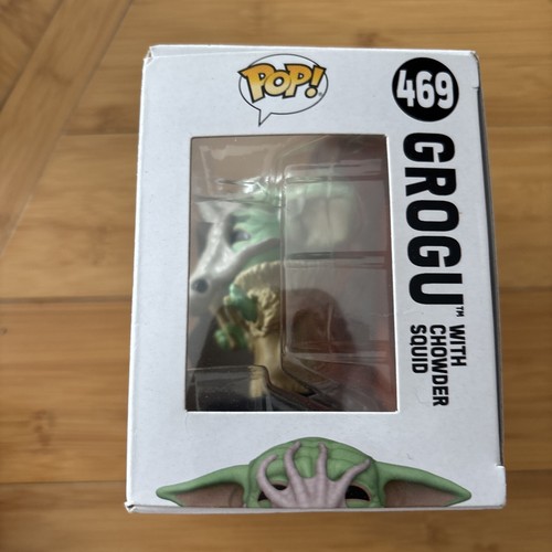 FUNKO POP ! GROGU WITH CHOWDER SQUID 469 TARGET EXCLUSIVE STAR WARS DB9 - Picture 4 of 5