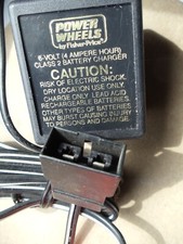 Fisher Price Power Wheels 040135 AC Power Adapter 6V 400mA Battery Charger