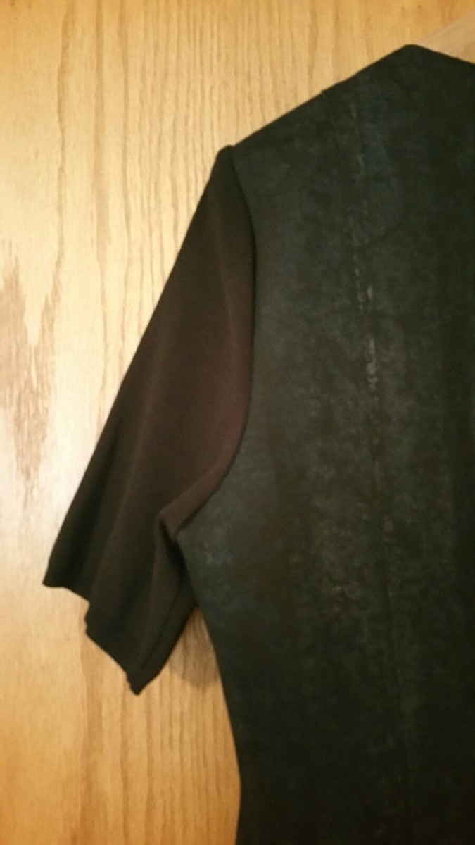 Robe De Plongée Extensible Elie Tahari Karli – Taille 14 – Neoprene Texturé – Neuve Avec étiquettes – Noir