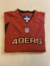 Vintage San Francisco 49ers Reebok Jacket Mens XL NFL Shell Training Pullover