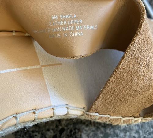 Dolce Vita Women's Tan Shayla Leather Wedge Heel Ankle Strap Sandals Size 6M - Picture 5 of 7