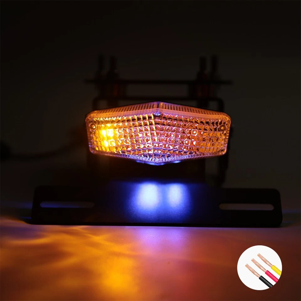 Soporte de matrícula LED para HONDA NC700S NC700X NC750D luz de freno señal de giro Foto 2 de 4