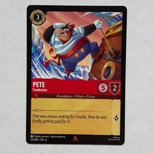 Pete 122/204 Disney Lorcana Azurite Sea Regular Rare Card NM