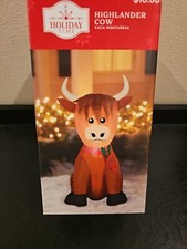NEW - HIGHLANDER COW 3.5 FT Airblown Inflatable Christmas Yard Decoration 3.5'