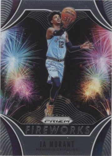2019-20 PANINI PRIZM JA MORANT SILVER AUTO RC ROOKIE SIGNATURES