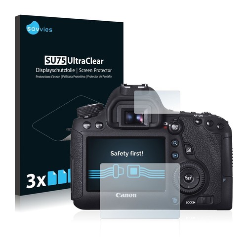 Canon EOS 6D DSLR, 6 x Transparent ULTRA Clear Camera Screen Protector - Picture 2 of 4