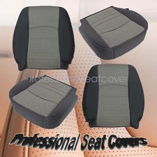 For 2009-2012 RAM 1500 2500 3500 Both Side Lower Cloth Lean Back Seat Cover Gray