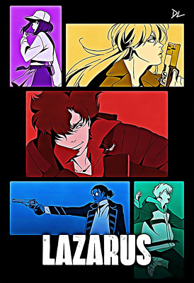 Lazarus ''Anime Classic'' Pop Art Print - 13 x 19 Poster