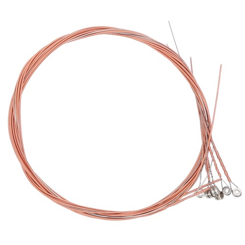 Set 3 Corde Chitarra Acustica Acciaio Ricambio 8pz Plettri Celluloide per Per WTD - Foto 4 di 15