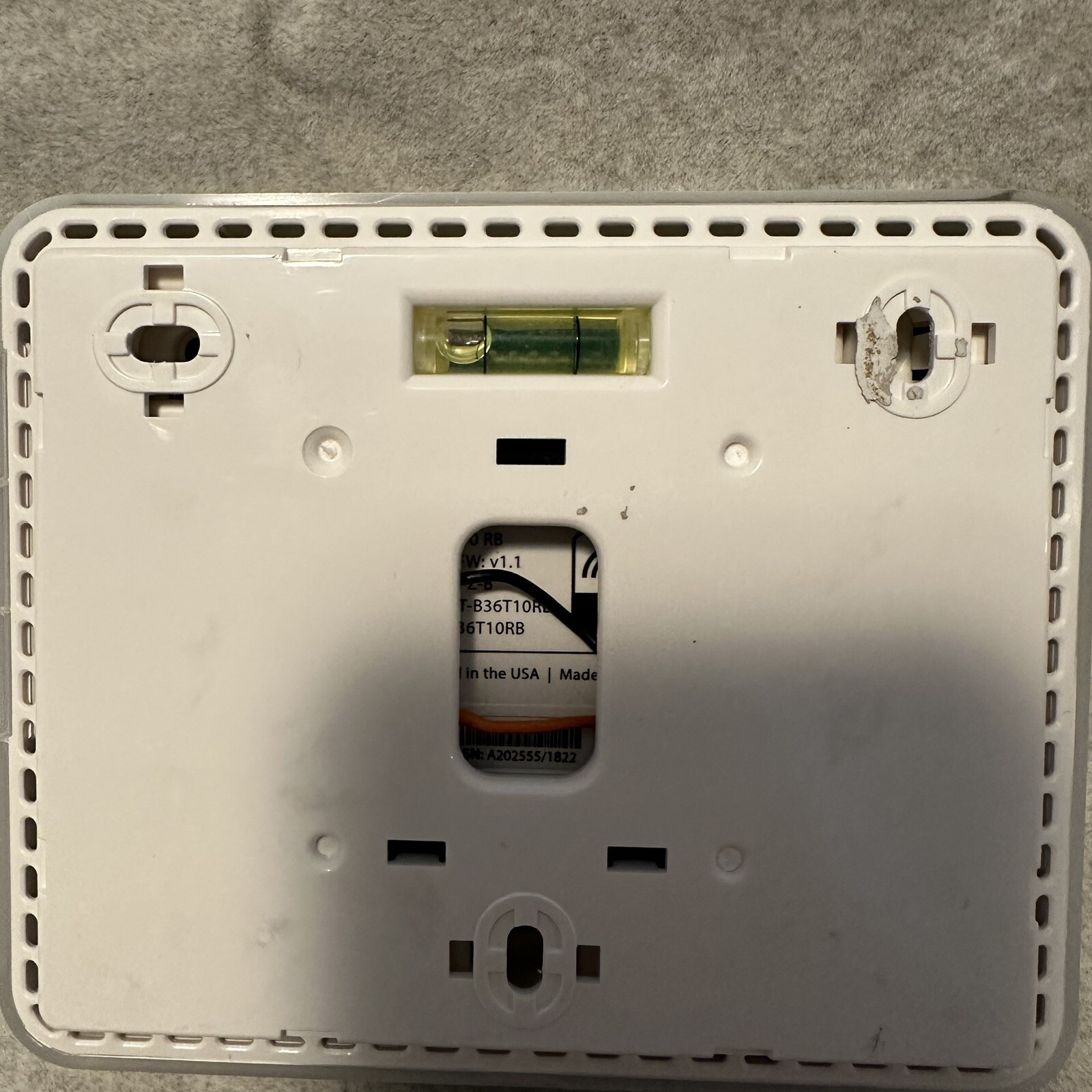 Alarm.com Smart Thermostat B36-T10-RB. Parts Only