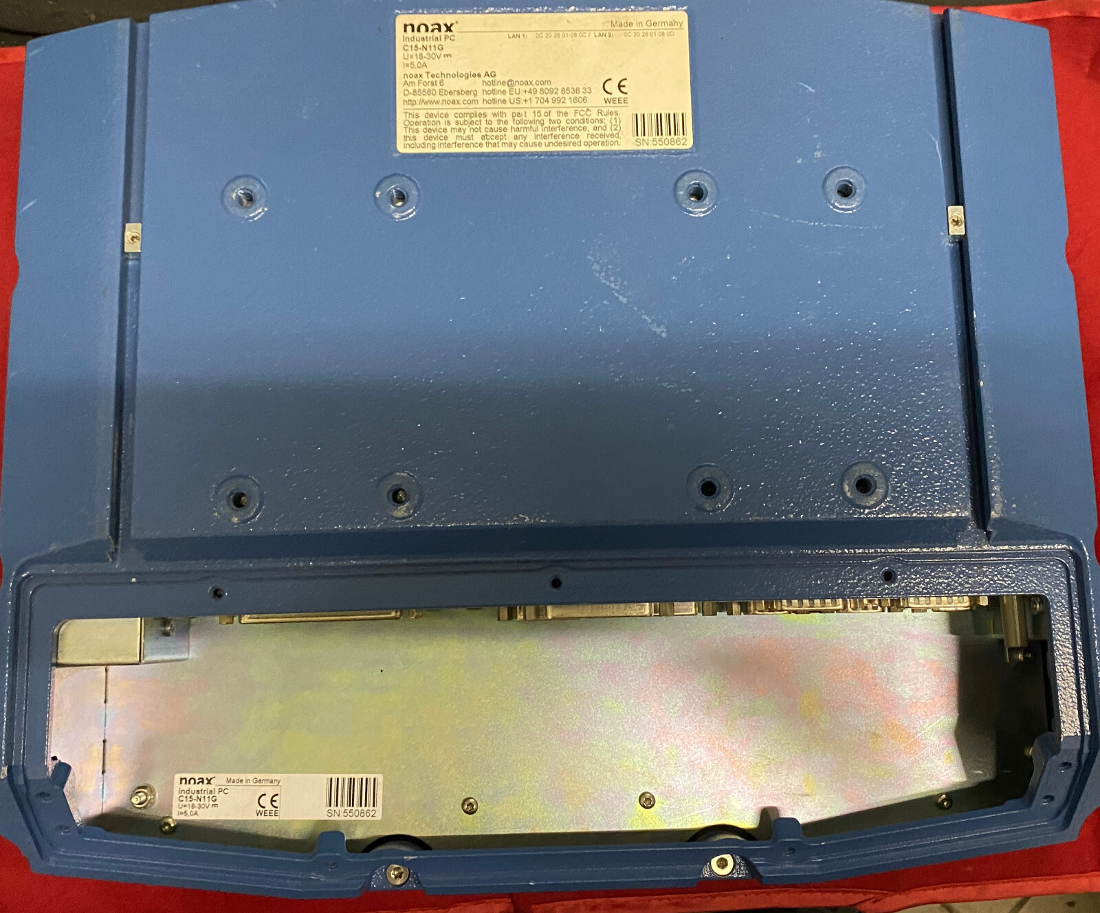 NOAX Industrial PC C15N11G I73555LE 8GB Ram 250GB Hdd Quantities