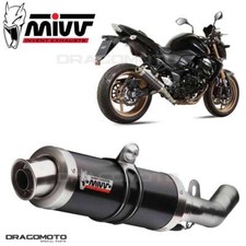 Scarico KAWASAKI Z 750 R 2011 2012 MIVV Gp Nero