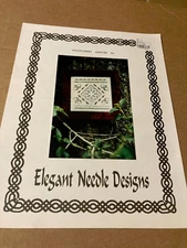NEW RARE ELEGANT NEEDLE DESIGNS - WILDFLOWERS SAMPLER #4 HARDANGER CROSS STITCH