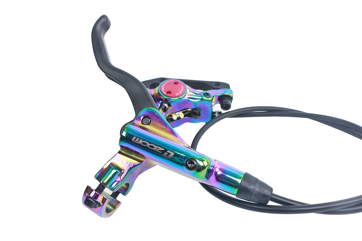 Zoom HB975 Freno A Disco Idraulico Arcobaleno Per Mountain Bike Ed E-bike – Set Anteriore E Posteriore – Universale