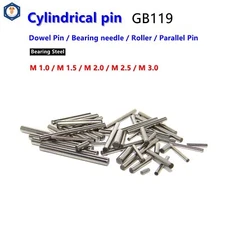 M1 M1.5 M2 M2.5 M3 Dowel Pins Cylindrical Pins Position Pins Bearing steel