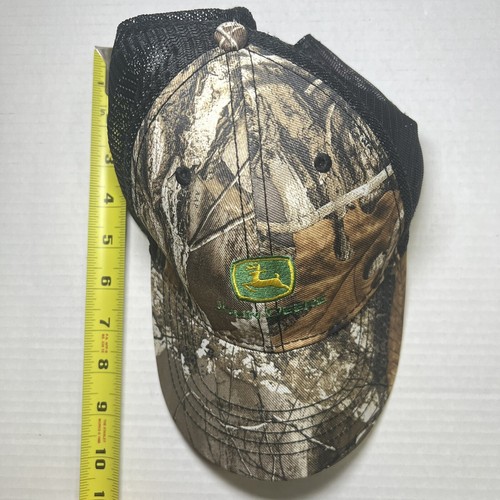 John Deere Cap Women's Hat Ponytail Opening Makeup Resistant Sweatband Camo Pink - Picture 16 of 17