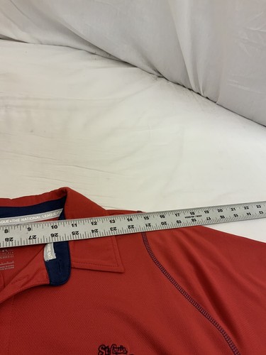 St. Louis Cardinals Shirt L Red Nike All Star Game Polo Poly New YGI O2-74 - Picture 6 of 11