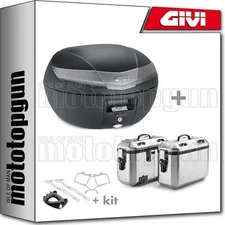 GIVI CASE V40NT + SUITCASES TREKKER DOLOMITES DLMK36A HONDA NC 750 S 2014 14
