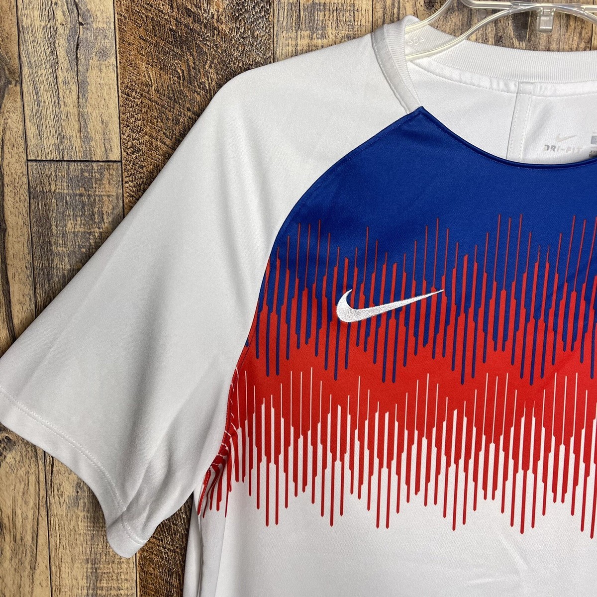 England Pre-Match Training Home Football Soccer Jersey Nike