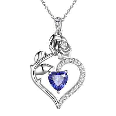 ☆TATIANA☆ Silver 925 Pixie Heart Pendant Necklace NZ2414