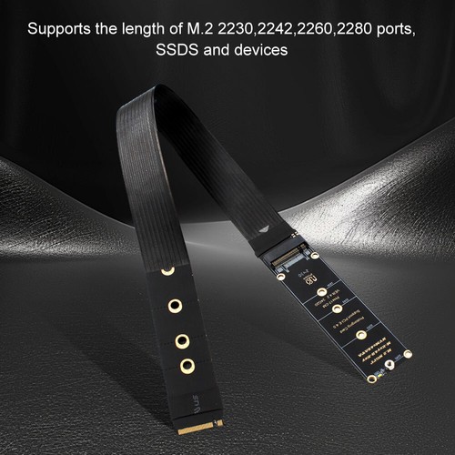 M.2 NVME NGFF M-Key SSD Extension Cable Solid Drive Riser Card (Model A) - Bild 10 von 12