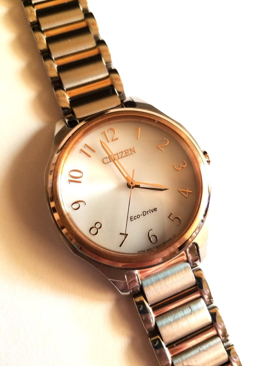 Citizen Mens E031-R010867 Eco-Drive Solar Watch Tone Bracelet